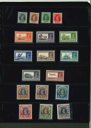1885- 1938 Nabha Indian Convention States 1185-1900 black ovpt set of ...