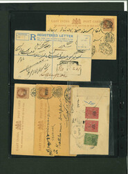 Small mixed lot of Indian States incl. Orchha 1935 1/4a proof sheet ...