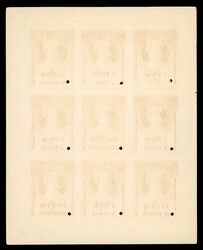 Revenues: Group of Waterlow & Sons specimen proof sheetlets of 9 from ...