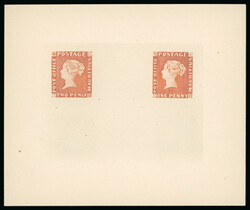 1847 Post Office "Stocken" reprints taken from the original copper ...