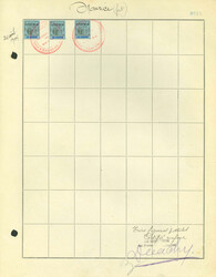 1900-05 range of values 2x4c., 5c., 8c., 12c., 25c., 50c. along with ...