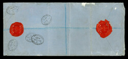 1900 (Jun 3) large OHMS envelope sent registered to England with 1900 ...