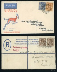 1930-35, 3 first issue covers incl. 1 registered postal stationery ...