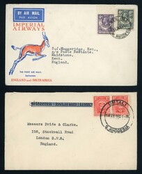 1930-35, 3 first issue covers incl. 1 registered postal stationery ...
