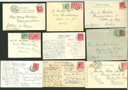 Group of 27 items all addressed to Austria with a range of frankings ...