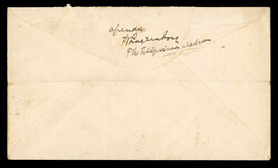1921 envelope to Johannesburg with 1913-24 1d bisect along with two ...
