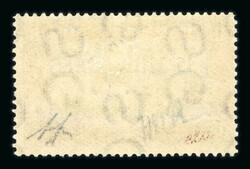 1935 Airmail 15m on 10m black and carmine mint n.h. with variety ...