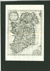 Map of Ireland: c1680 "Le Royaume d'Irlande divisée en ses grandes ...