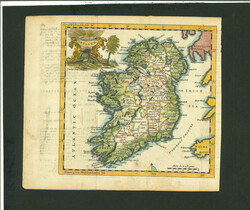 Map of Ireland: 1764 Map of Ireland by T.Jefferys, showing a detailed ...