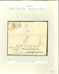 1812-1848 Specialised collection of 28 covers mounted on 20 album ...