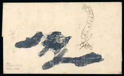 1820 (14.1) Folded cover sent locally within Dublin and showing a ...