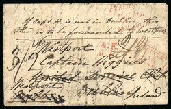 1838 Folded entire from Geneva, Switzerland, to Dublin and redirected ...