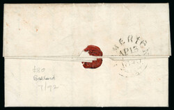 1840 (31.5) Prepaid folded entire from Dublin to St.Johnsgate Brewery ...