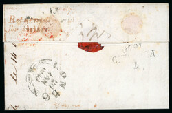 Dublin - Instructional: 1840 (25.1) Folded entire from Dublin to ...