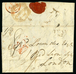 Galway - Tuam: 1796-1841 Attractive group of fourteen covers or part ...