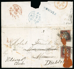 Galway: 1825-1859 Attractive group of thirty-two covers or part ...