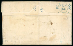 Tyrone - Dungannon: 1848 (21.1) Folded entire from the townland of ...