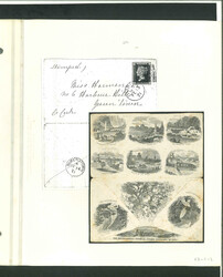 Wicklow: 1871 Envelope from Dublin to Queenstown, Cork, franked 1d ...