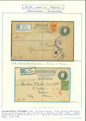 1874–1922 Registered Envelopes Used in Ireland. An attractive and ...