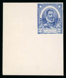 1922 Dollard: Valdivia Imperforate essays four bottom left corner ...