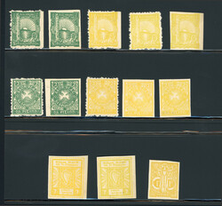 1922 O'Loughlin, Murphy &amp; Boland: 1/2d to 1s selection of both ...