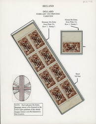 2s6d chocolate-brown, mint top marginal single, showing the "Nissen ...