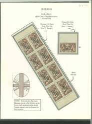2s6d chocolate-brown, mint top marginal single, showing the "Nissen ...