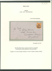 1/2d to 9d, a selection of various values on seven covers or cards, ...