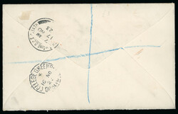 1s bistre-brown, block of four showing top right single with ONF for ...