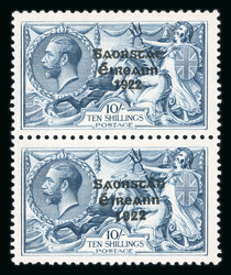 2s6d to 10s complete set of three, mint vertical pairs, fresh, fine ...