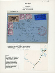 2s6d chocolate, single in combination with Sord of Light 6d in two ...