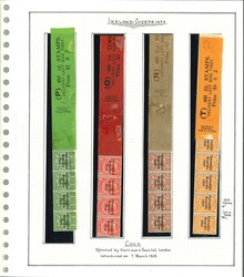 1922-1923 Harrison Coil Collection: Mint and used collection of both ...