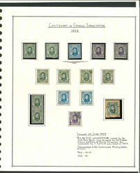 1929 Daniel O'Connell attractive specialised assembly neatly mounted ...