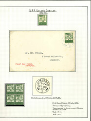 1934 GAA attractive specialised assembly neatly mounted and written ...