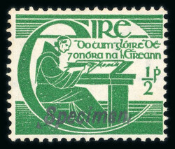 1944 O'Cleirigh mint nh set of two, overprinted Specimen in black, ...