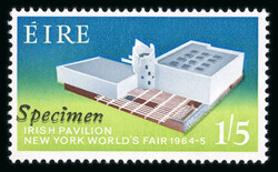 1964 World's Fair mint nh set of two, overprinted Specimen in black, ...