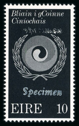 1971 Racial Discrimination mint nh set of two, overprinted Specimen ...