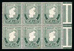 1931-40 SE 2d pearl-green, mint nh booklet panes of six, showing ...