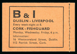 1948-62 2s6d booklets, serial no. 36-53 (3), 3s booklet, serial no. ...