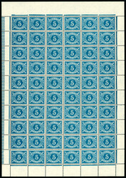 1971 Watermark E Postage Dues – Complete Sheets. An attractive and ...