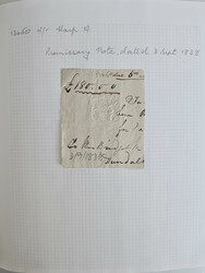 1838-1919 Bill or Note: Old-time attractive group of thirty-eight ...