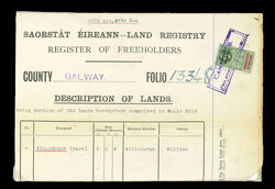 1922-1934 Old-time attractive collection of 43 documents neatly ...