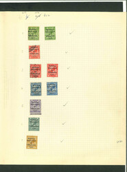 1922-1960 Attractive balance collection on 20 album pages, showing ...