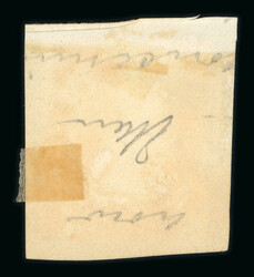 1840 1d Black, Plate 1a, JB. Fresh, four margins, used on small ...