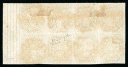 1840 1d Black, Plate 1a (KI–LL) Exceptional Right-Hand Sheet ...