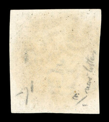 1840 1d Grey-Black, Plate 1b, JJ, State 2 with partial recut left ...