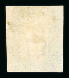 1840 1d Black, Plate 1b, OL. Four margins, tied by red Maltese Cross. ...