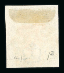1840 1d Black, Plate 1b, RD. Fresh, fine, with four good to large ...