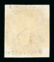 1840 1d Black, Plate 2, AC. Four good to large margins, centrally ...