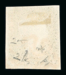 1840 1d Black, Plate 2, TF. Four margins, neat red Maltese Cross. ...